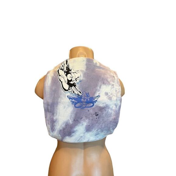 Boys Lie Cotton Tie Dye  Drawstring Backpack  & Sticker NWT - Picture 2 of 9